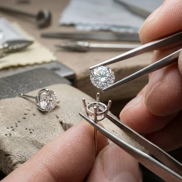 Crafting the Earrings