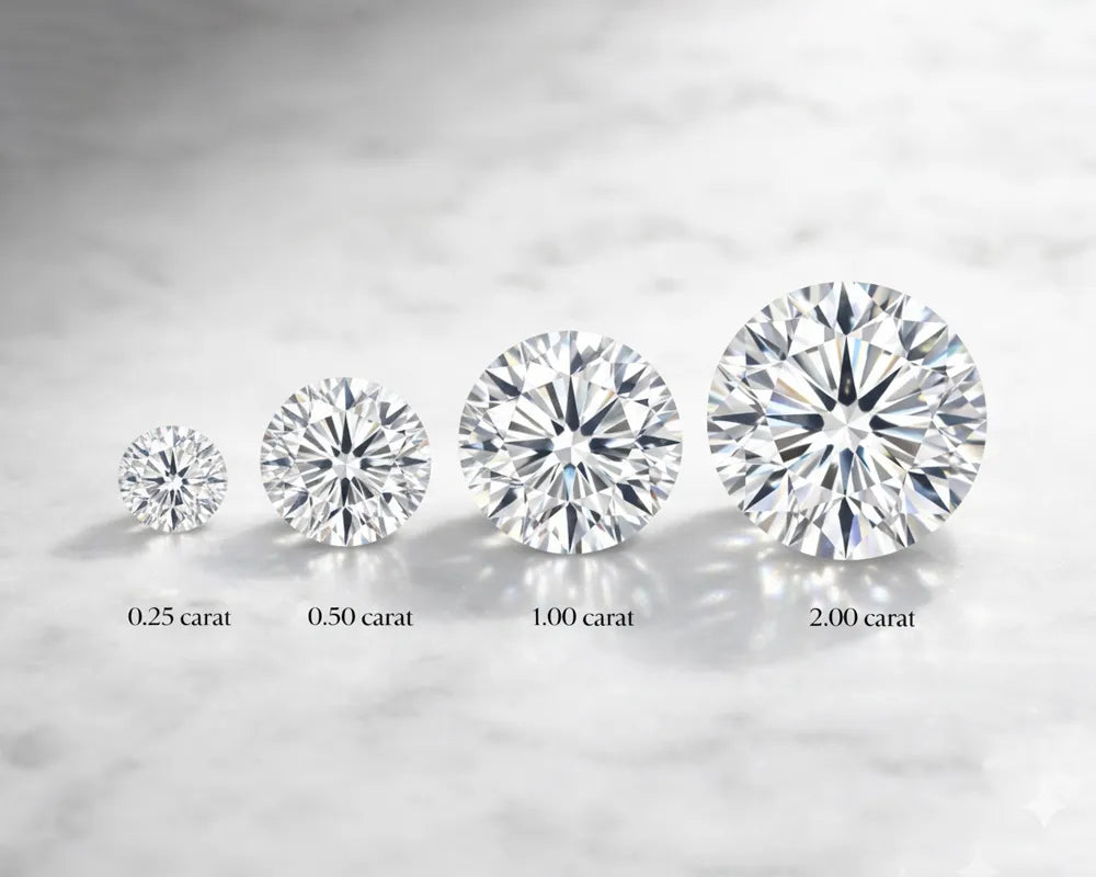 Ramses Jewelry Diamond Carat Weight Guide